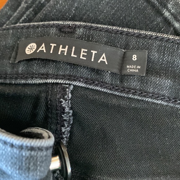 Athleta Sculptek Skinny Jean; Size 8 Black - Picture 3 of 7